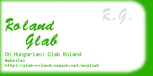 roland glab business card